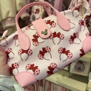 Pink Minnie Mouse Ears STONEY CLOVER Valentine Bag